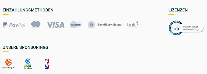 Einzahlungsmethoden und Sponsoring-Aktivitäten bei Letsbet