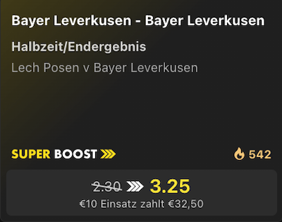 Bet365 SuperBoost Europa League