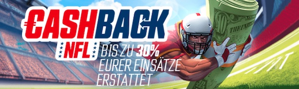 Bis zu 30% NFL-Cashback bei Winamax